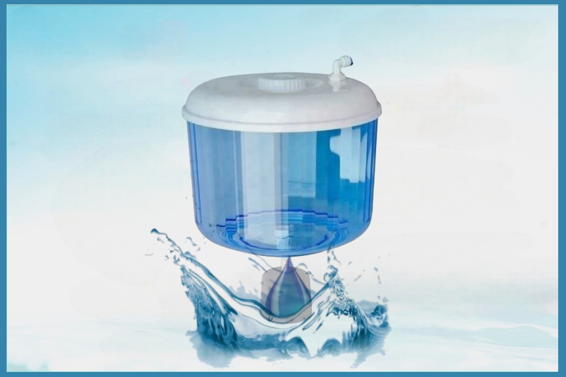 "واحة البرادة الآمنة" (قارورة مياه اوتوماتيك متصلة مباشرة بفلتر تنقية المياه.)